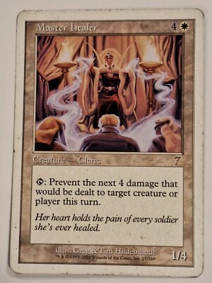 Master Healer - 7th Edition Core Set - Magic the Gathering MTG Nice! - Image 1 of 2