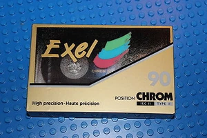 EXCEL CHROM 90 BLANK CASSETTE TAPE (1) (SEALED) - Picture 1 of 2