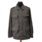 Slowear Montedoro Men's Dark Green Army Style Jacket Size 54 - SEE DESCRIPTION