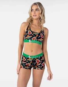 Ethika Women’s Staple Matching Set - Sports Bra & Shorts - New Trendy Loungewear - Picture 1 of 3