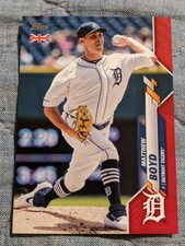 2020 Topps UK Edition #17 Matthew Boyd RED #4/5!