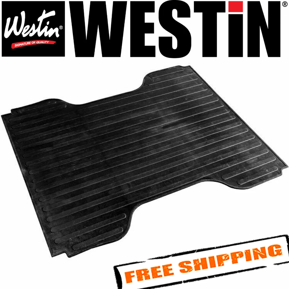 Westin 50-6115 Black Rubber Truck Bed Mat for 2004-2014 Ford F-150 78.8" Bed Foto 1 de 4