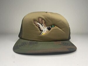 Camo Duck Hunt Snapback Trucker Hat Cap Foam Vintage Winchester