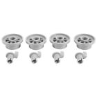4Pack 165314 Dishwasher Lower Rack Wheel Replacement Part Fit for  & 7039