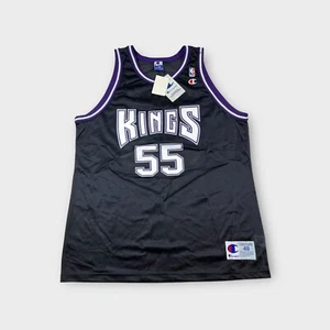 Rare Black Champion Sacramento Kings Jason Williams Jersey Men's 48 XL - Picture 1 of 9