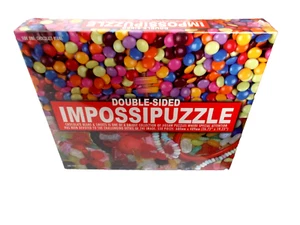 IMPOSSIPUZZLE 550 pieces double sided Chocolate Beans and Sweets. New & Sealed - Picture 1 of 3