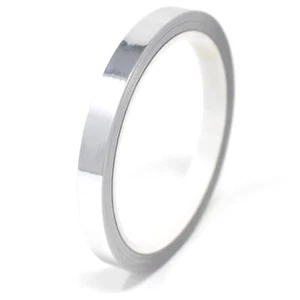 10m Tiras decorativas 7mm Cromo Plata Coche Moto Tiras decorativas Tiras laterales - Imagen 1 de 7