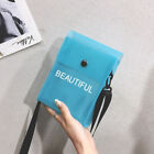 Mobile Phone Bag Fashion Ladies Summer PVC Jelly Color Crossbody Bag Transpare s