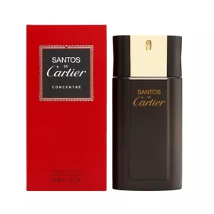 Santos De Cartier Concentre for Men 3.3 oz Eau de Toilette Spray Sealed box - Picture 1 of 2