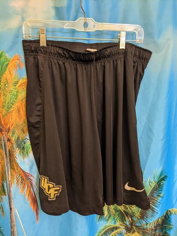 UCF Knights Team Issued Nike Dri Fit Mens Football Shorts L Cover