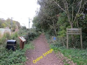 Photo 6x4 Haddington railway path, Longniddry The branch line to Haddingt c2013