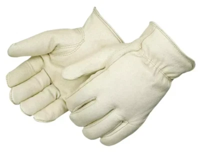 6- 3M Thinsulate Cold Weather Pigskin Leather Insulated Construction Work Gloves - Image 1 of 2
