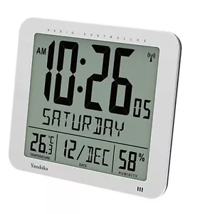 Jumbo Large Radio Controlled Wall Clock ( UK Version ) , Large 3.27 inches Time  - Picture 1 of 7