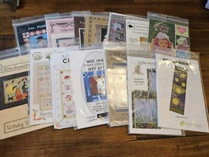 Lot Of Modern Quilting Patterns. Cats, Witches, Children, And More - Picture 1 of 4