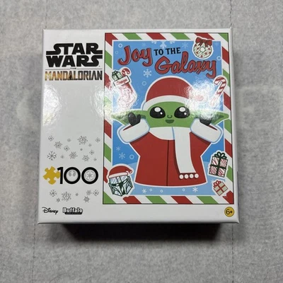 Star Wars The Mandalorian BABY YODA Joy To The Galaxy 100 piezas rompecabezas nuevo sellado Foto 1 de 2
