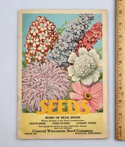 Vintage Central Wisconsin Seed Co. Bulk Seeds Catalog Waupaca circa 1930 - Picture 1 of 10