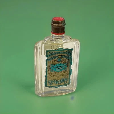 DE COLECCIÓN ALEMANIA COLONIA AGUA 4711 AZUL ORO DOBLE 4" ALTO BOTELLA SALPICADURA  Foto 1 de 4