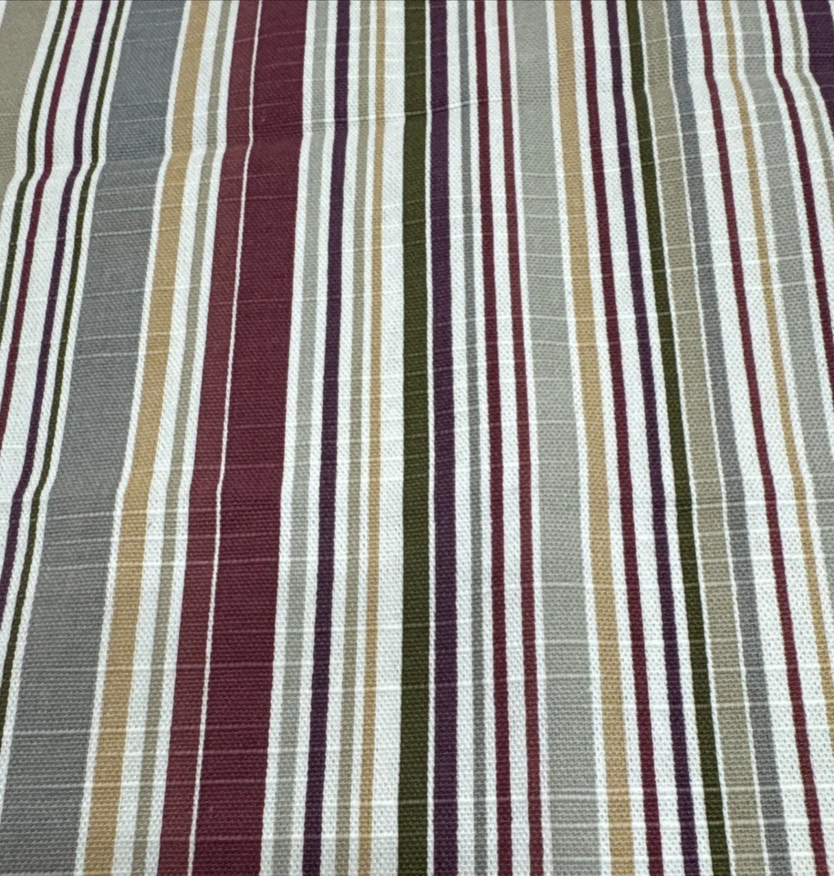 Pier 1 Imports Multicolor Stripe Cotton Curtain Tabs 53x79 #24 - Image 1 of 4