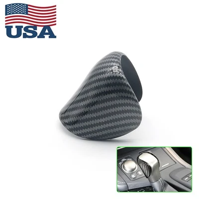 Tapicería de cabezal de cambio de marchas de fibra de carbono para Lexus ES300h ES350 2015-2018 Foto 1 de 4