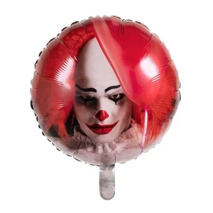 HORROR CLOWN FOIL BALLOON - Picture 1 of 2