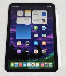 Apple MXN93LL/A A2538 iPad Mini 7th Gen 128GB with Apple Pencil Light Purple - Picture 1 of 10