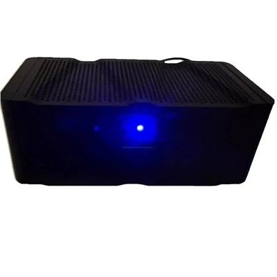 Portable Speaker With 3.5 Audio Plug Cable, Blue Power Light SAKAR International - Image 1 of 4