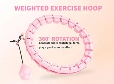 Aro de fitness con peso para hacer ejercicio para perder peso Foto 1 de 4