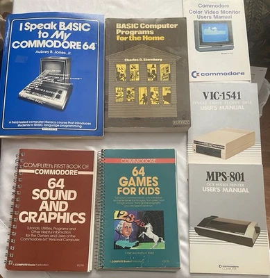 Винтажный Commodore 64 программирования книга лот C64 РЕДКАЯ - Изображение 1 из 4