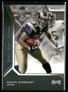 2005 Upper Deck Sweet Spot Dante Ridgeway RC /499 #194 New York Jets - Picture 1 of 2