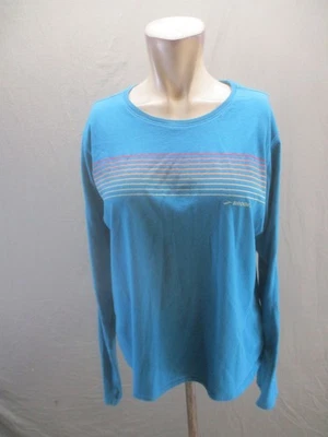 Brooks Size XL Womens Blue Cotton Blend Running Long Sleeve Activewear Top 036 - Image 1 of 4