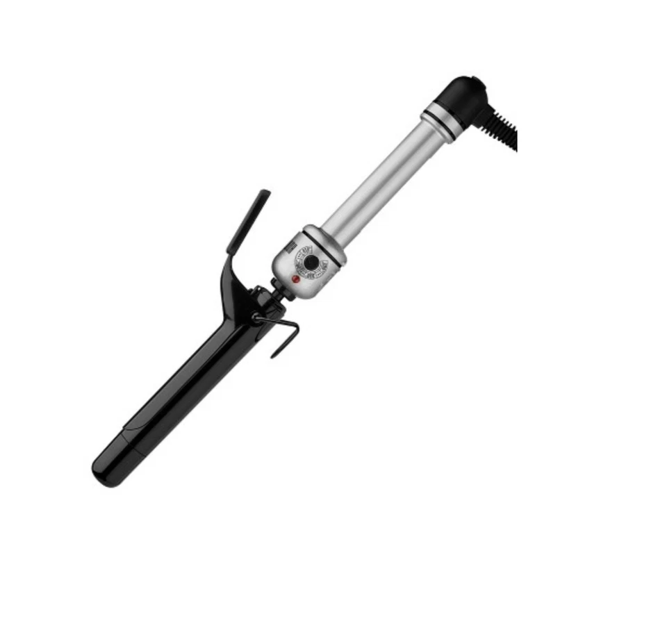 Ferro de ondular Hot Tools Pro Signature cerâmica titânio 1" preto/prata modelo 1590 - Imagem 1 de 1