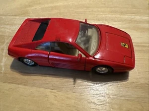 Vintage Welly 1990 Ferrari 348TS ROT Maßstab 1:24 Druckguss - Bild 1 von 5