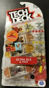 Tech-Deck Ultra DLX 4 Pack Fingerboards Toy Machine 2019 Edition Tiny Skateboard - Picture 1 of 12