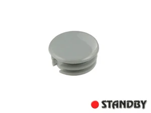 500pcs Cap for 14,5 mm knob glossy gray, Without line, ELMA 040-3010, ROHS - Bild 1 von 1