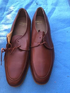 Vtg Bostonian Shoes 25034 Brown Lace Up Sz 11.5N New Old Stock 80s - Picture 1 of 11