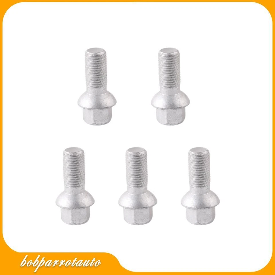 5x Pernos de tuerca de rueda para Mercedes-Benz A180 A220 A250 A45 B200 C230 C280 M14-1,5 Foto 1 de 4