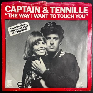 USED CAPTAIN & TENILLE - THE WAY I WANT TO TOUCH YOU - 45 A&M 1725-S (1974) (7") - Picture 1 of 4