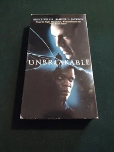 Unbreakable (VHS, 2001) Bruce Willis Samuel L Jackson - Picture 1 of 6