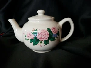 Teapot Rose Vintage Ceramic   - Picture 1 of 9