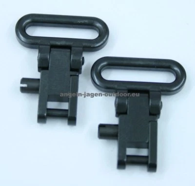 2 Stück Recknagel abnehmbare Riemenbügel Euro-Öse 6 mm