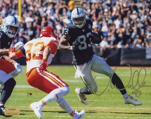 Darren Waller Autographed LV Raiders 8x10 Photo Inscriptagraphs COA Signed Blk - Picture 1 of 4