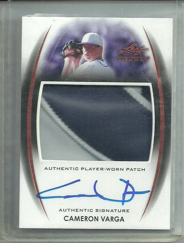 2014 LEAF TRINITY CAMERON VARGA RC PATCH AUTO RAYS FREE SHIPPING 🔥⚾️ - Image 1 of 1