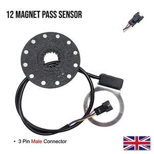New Speed Sensor Electric Bicycle Pedal PAS 12 Magnets E-bike System Assist UK. - Picture 1 of 3