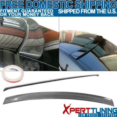FIT 10-16 Mercedes Benz E-Class W212 4Dr Sedan OE Roof Spoiler Carbon Fiber Cf Foto 1 de 4