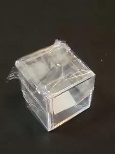 Lot of 16 Clear Acrylic 2" x 2" Boxes Miniature Display Case Brand New Sealed - Picture 1 of 20