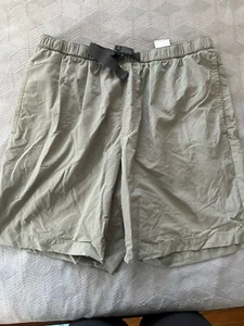 Columbia Swim Trunks Mens Size M Belted Mesh Lined Nylon Tan  Beige Outdoor - Picture 1 of 4