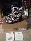 Ugg Australia Zebra Sheepskin Classic Winter Boots Size 37Eur/4Uk New In Box