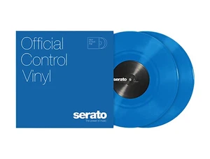B-Stock: Serato SCV-PS-BLU-10, 10" Control Vinyl Pair - Blue - Picture 1 of 3
