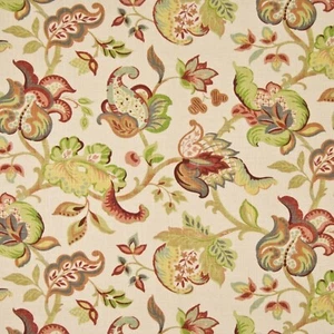 Richloom KATHRANNE Floral GARDEN Drapery Pillow Sewing Remnant Craft Fabric BTY - Picture 1 of 5