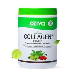 OZiva Vegan Collagen Supplement For Women & Men(Tangy Amla),200g (Pack of 1) - Picture 1 of 4
